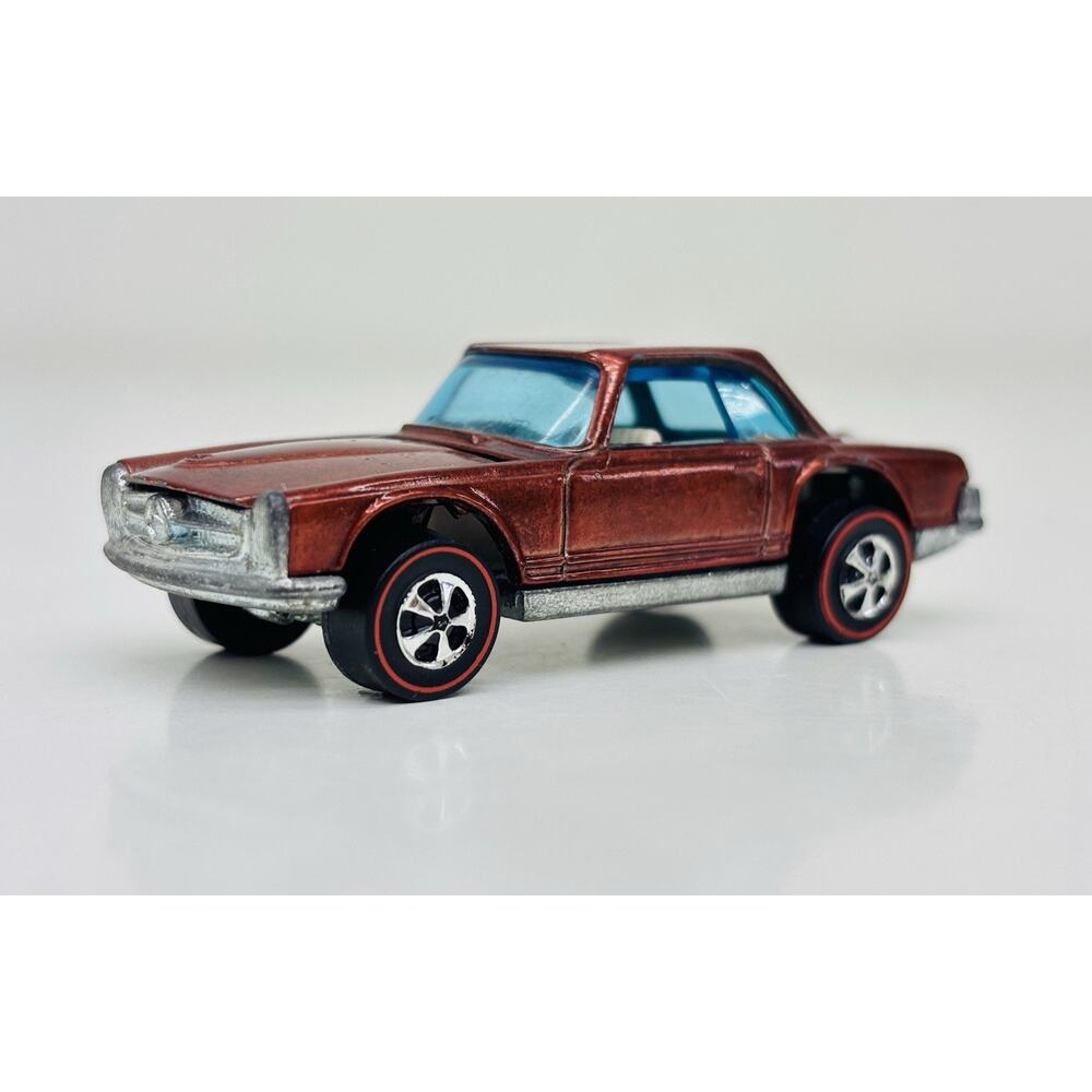 Hot Wheels Redline Mercedes Benz 280SL Copper Hong Kong White Interior